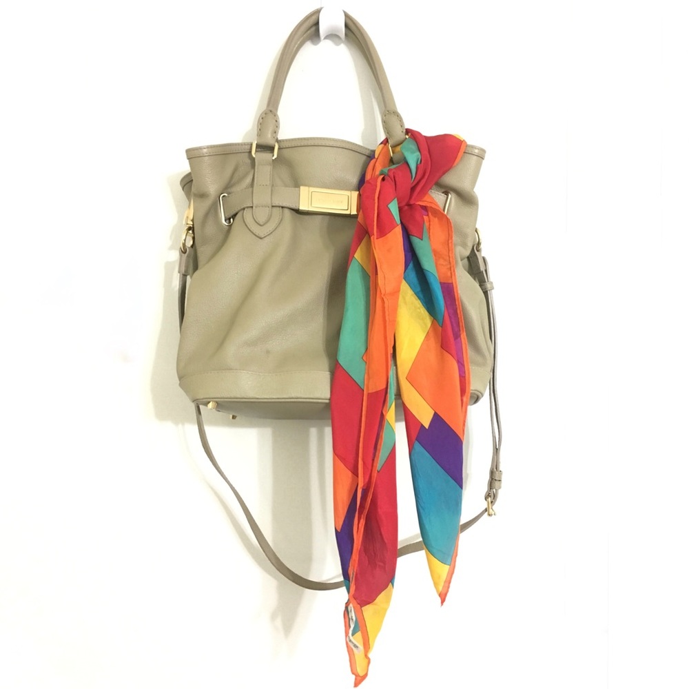 Oscar De La Renta | Silk Color Block Wrap Scarf